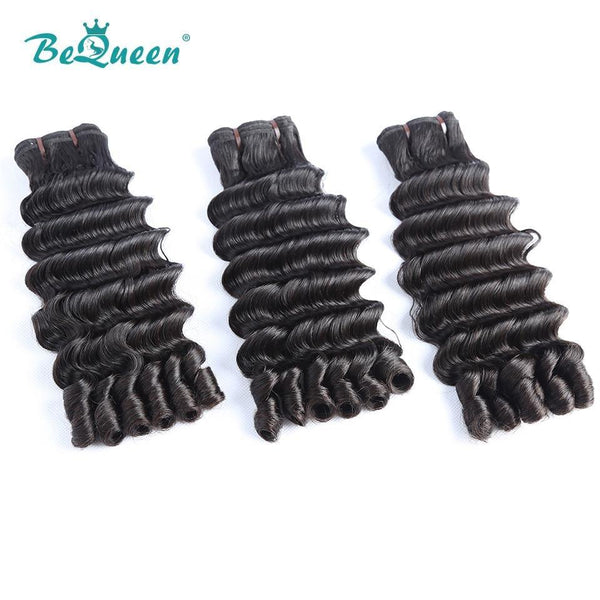 BeQueen Double Drawn Deep Wave Weave Fumi Hair 100% Virgin Hair 