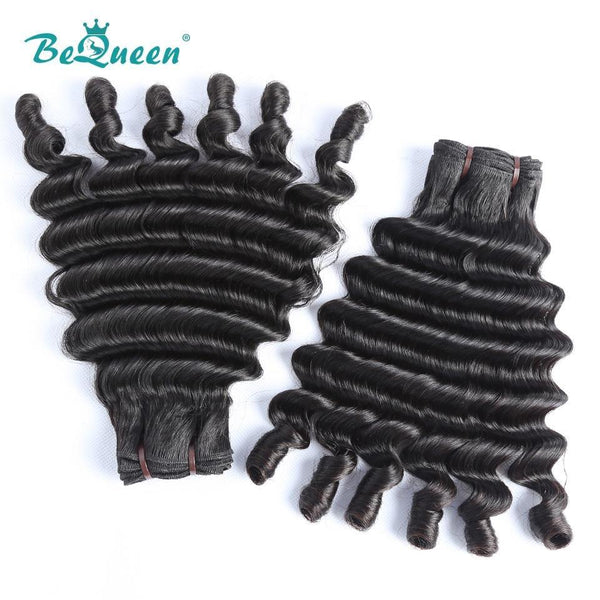 BeQueen Double Drawn Deep Wave Weave Fumi Hair 100% Virgin Hair 