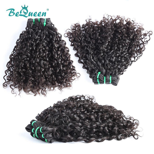 BeQueen Pissy One Double Drawn Fumi Hair Weave 100% Virgin Hair 