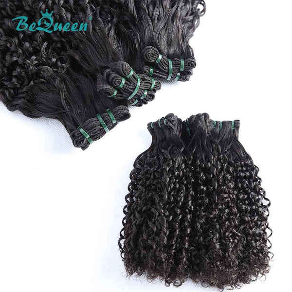 BeQueen Tissage Water Wave à Double Tirage Cheveux Fumi 100% Cheveux vierges