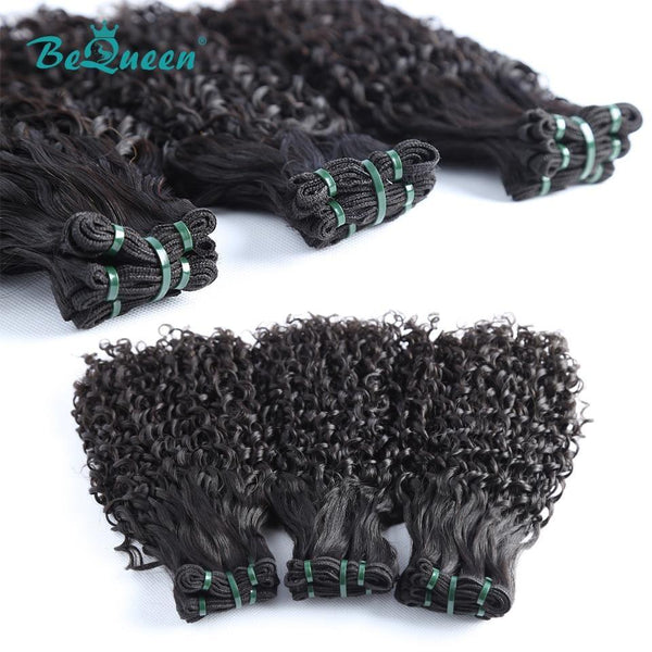 BeQueen Tissage Water Wave à Double Tirage Cheveux Fumi 100% Cheveux vierges