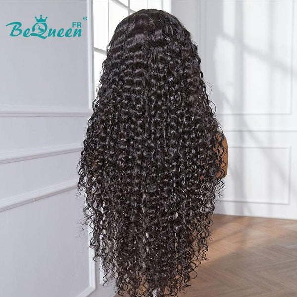 BeQueen "Jessie" Long Deep Wave Lace Front Wig 250% Density UK