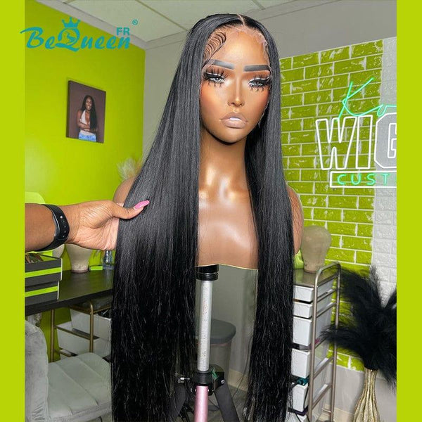 BeQueen "Mina" Perruque Longue 28 pouces Lisse avec Lace Frontale En France