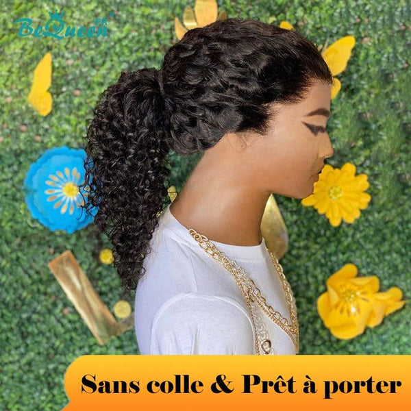 BeQueen "Alice" Customized Long Curly Wave Ready to Wear Glueless 360 Lace Wig