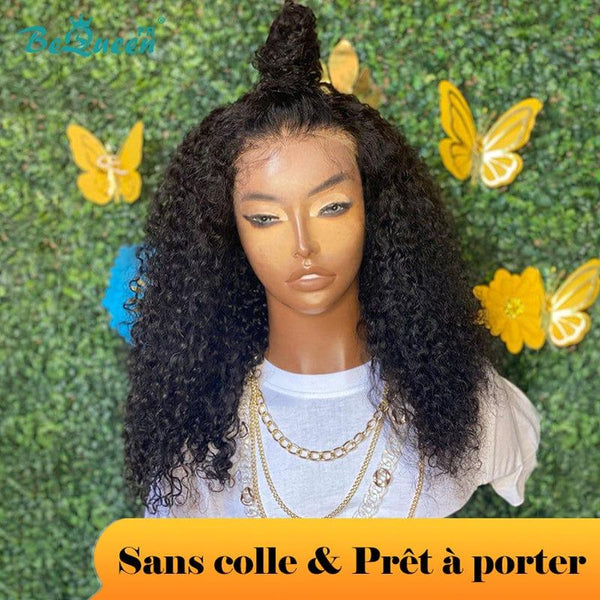 BeQueen "Alice" Customized Long Curly Wave Ready to Wear Glueless 360 Lace Wig