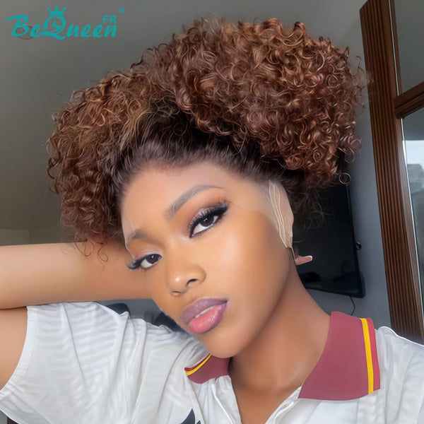 BeQueen "Alice" Long Curly Wave Wig with 13X4 Lace Front Already Customized With a Bow