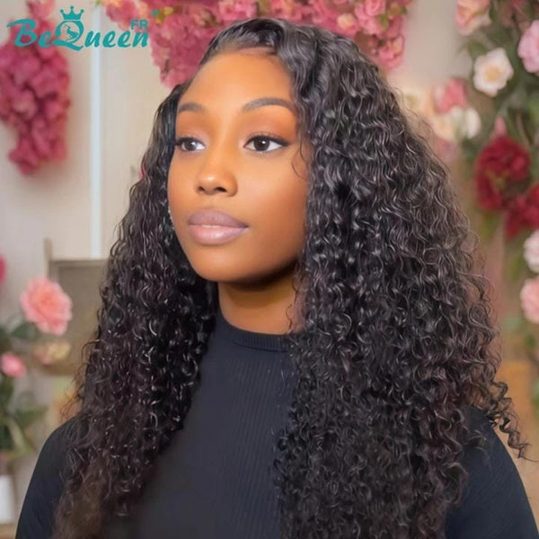 BeQueen "Alice" Perruque Longue Curly Wave avec Lace frontale 13X4 déjà customisée 18 Pouces style 3