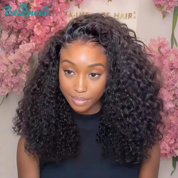 BeQueen "Alice" Perruque Longue Curly Wave avec Lace frontale 13X4 déjà customisée 18 Pouces style 3