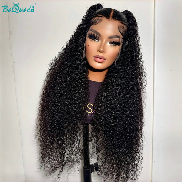 BeQueen "Alice" Long Curly Wave Wig with 13X4 Lace Frontal Already Customized 18 Inches Half Price