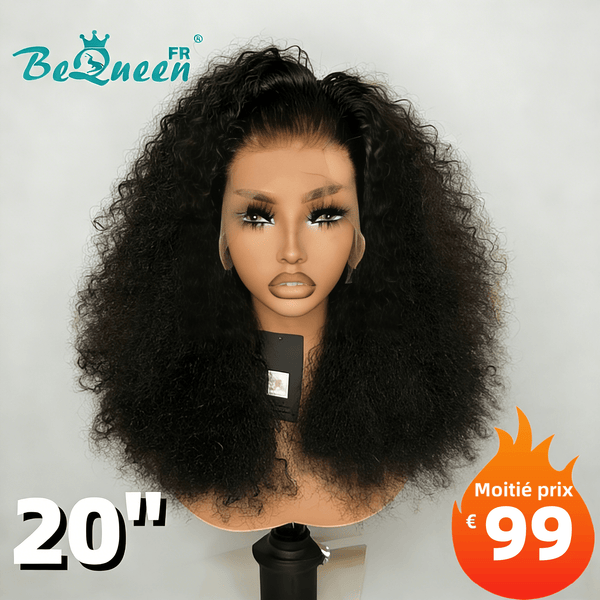 BeQueen "Alice" Peruca Longa Cacheada Onda com Renda Frontal 30 Polegadas Meio preço