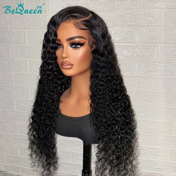 BeQueen "Alice" Perruque Longue Curly wave avec Lace Frontale 26 Pouces Prêt-à porter sans colle Moitié prix