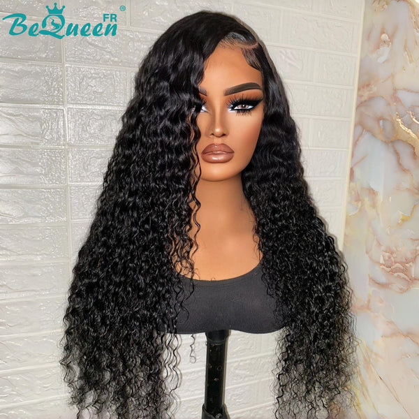 BeQueen "Alice" Perruque Longue Curly wave avec Lace Frontale 26 Pouces Prêt-à porter sans colle Moitié prix