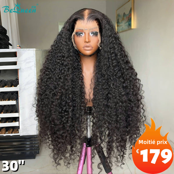BeQueen "Alice" Lange lockige Wavy-Perücke mit Front-Lace, 30 Zoll, halber Preis