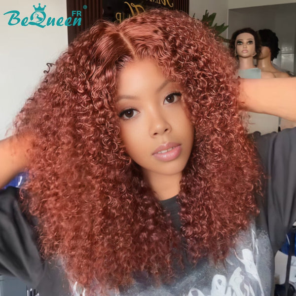 BeQueen "Alice" Peruca Longa Cacheada Onda com Renda Frontal 30 Polegadas Meio preço