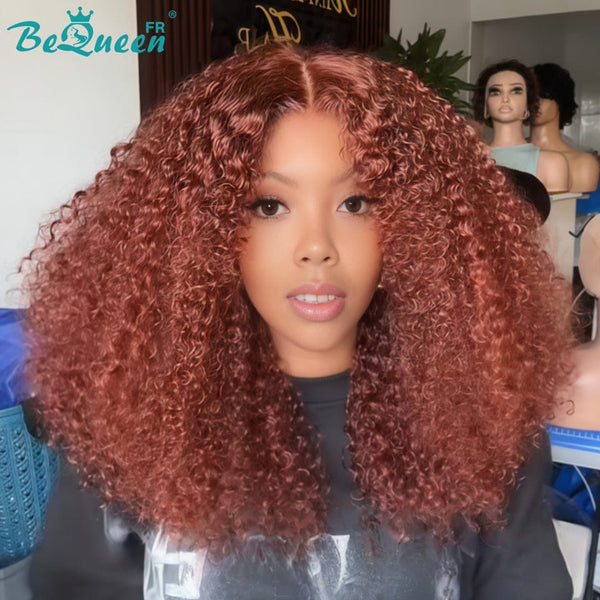 BeQueen "Alice" Peruca Longa Cacheada Onda com Renda Frontal 30 Polegadas Meio preço