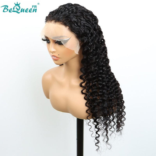 BeQueen "Alice" Perruque Longue Deep wave avec Lace Frontale 18 Pouces Moitié prix