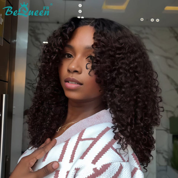 BeQueen "Alice" Long Curly Wave Wig with Lace Front 14 Inches