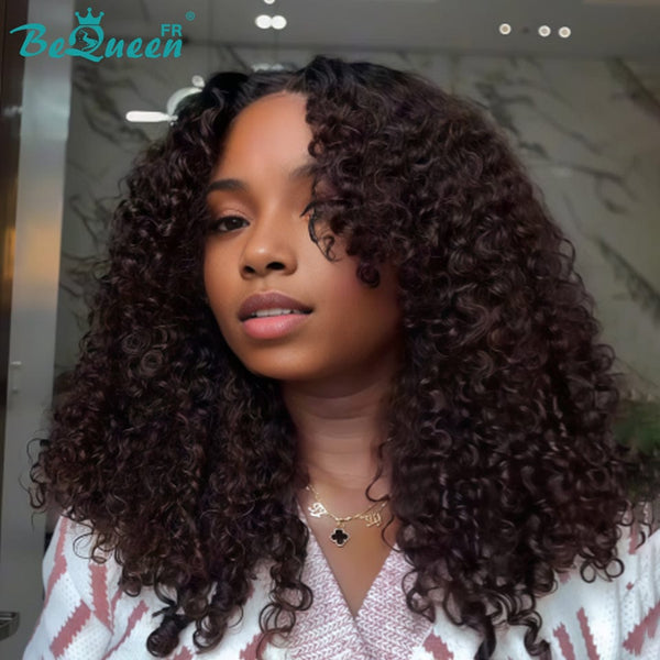 BeQueen "Alice" Long Curly Wave Wig with Lace Front 14 Inches