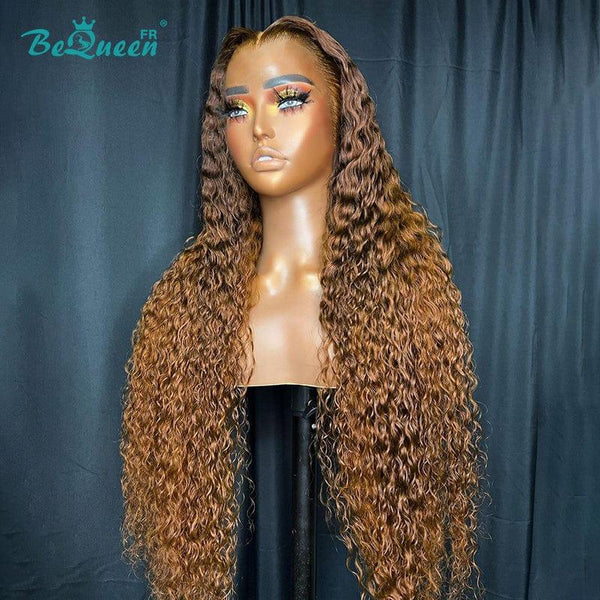BeQueen "Azalia" Perruque Customisée Longue Deep Wave Prêt à porter Sans Colle 13X6  Raw Hair 200% Densité