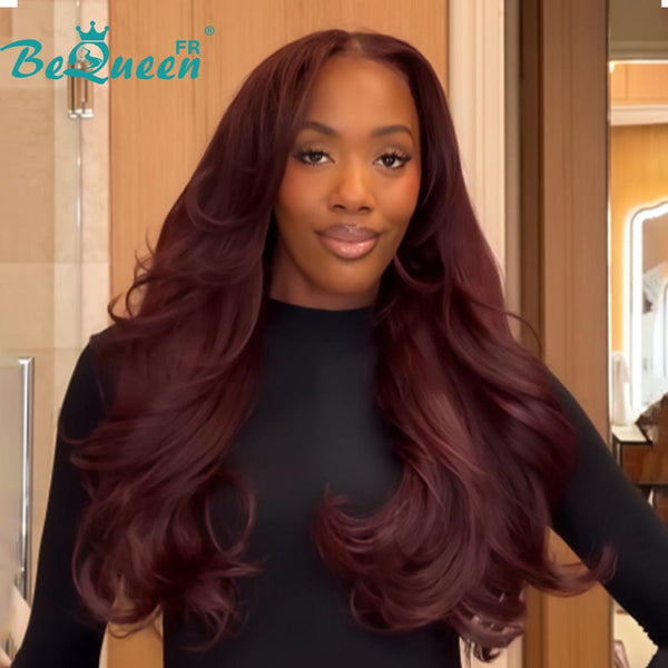 BeQueen "Sonia" Long Straight Wig with Lace Closure, 16 Inches—Half Price