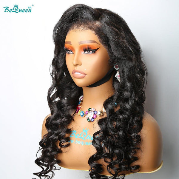 BeQueen “Cindy” Long Curly Edges Natural Wave Wig with 13x6 Lace Front