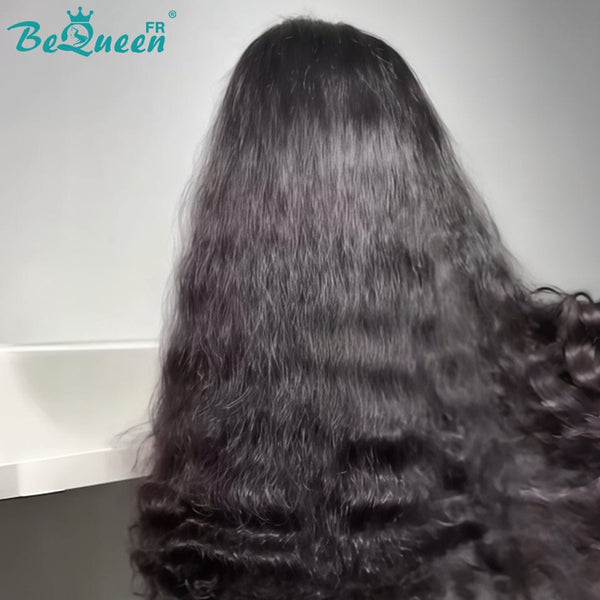 BeQueen “Cindy" Perruque Longue Naturel wave Noir 30 Pouces  avec Lace Frontale Moitié prix