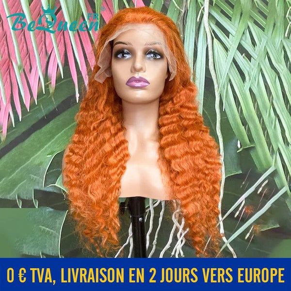 BeQueen "Circe" Peruca Longa Onda Profunda com Frente de Renda em França
