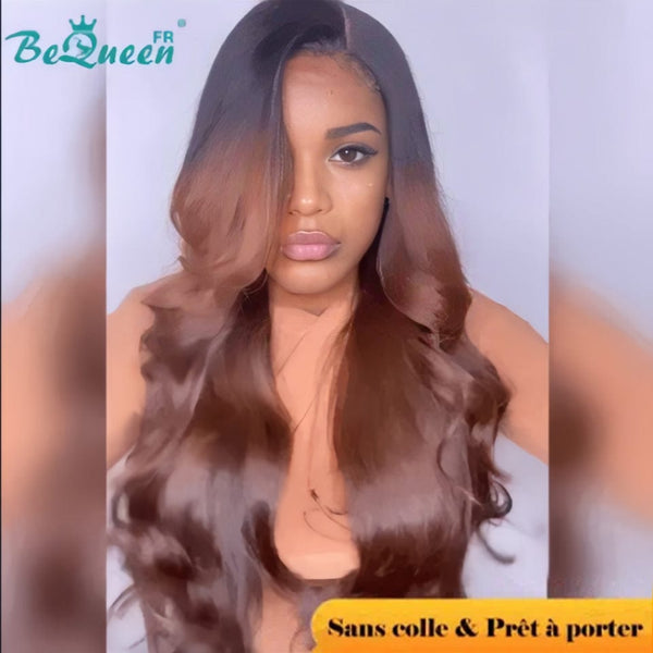 BeQueen "Dania" Perruque Customisée Longue Body Wave Prêt à porter Sans Colle 4X4 Raw Hair
