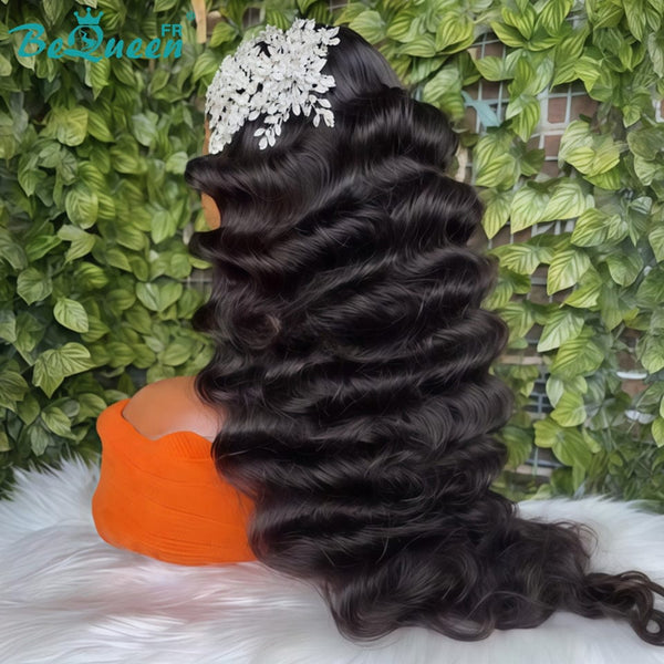 BeQueen "Dania" Lange Perücke 18 Zoll Braun Body Wave mit 4*4 Lace Closure Halbpreis