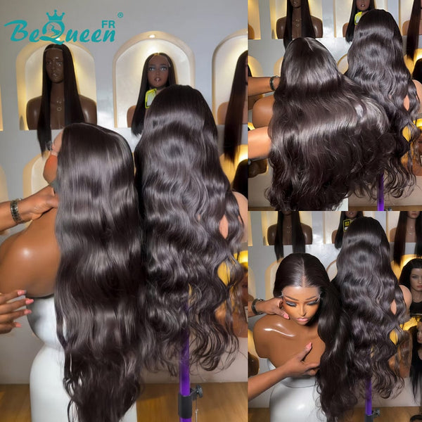 BeQueen "Dania" Long Body Wave Wig with Lace Closure, 28 Inches—Half Price