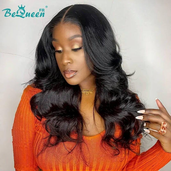 BeQueen "Dania" Long Body Wave Wig with Lace Frontal 18 Inches Half Price 