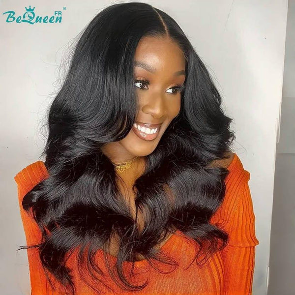 BeQueen "Dania" Long Body Wave Wig with Lace Frontal 18 Inches Half Price 