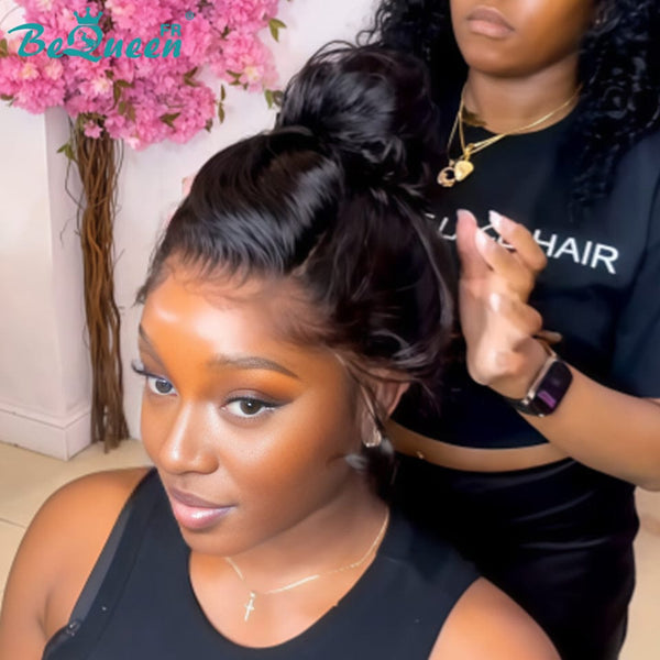 BeQueen “Dania" Peluca Larga Body Wave con Lace closure 4*4 20 Pulgadas Mitad de precio