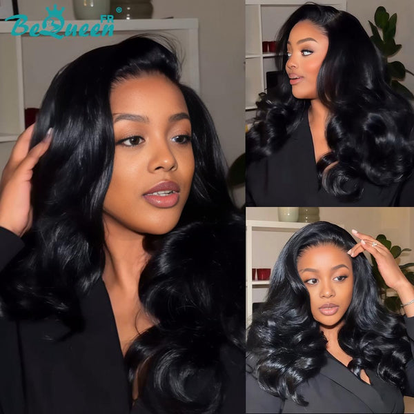 BeQueen “Dania" Perruque Longue Body Wave avec Lace Frontale 20 Pouces Moitié prix