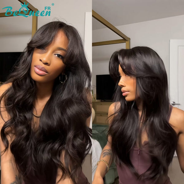 BeQueen “Dania" Perruque Longue Body Wave avec Lace Frontale 24 Pouces Moitié prix