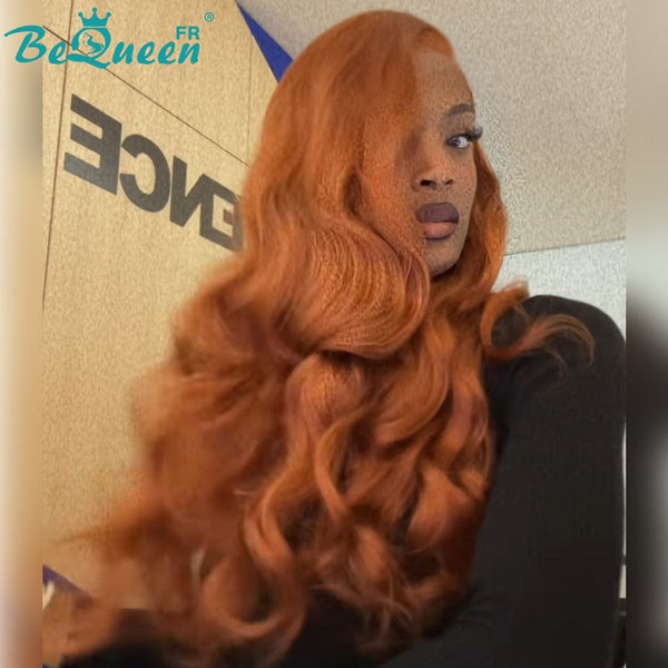 BeQueen "Dania" Perruque  Longue Body wave Orange avec Lace Frontale 24 Pouces