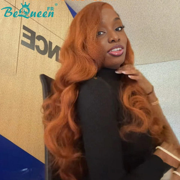 BeQueen "Dania" Long Body Wave Wig with Lace Front 30 Inches Half Price