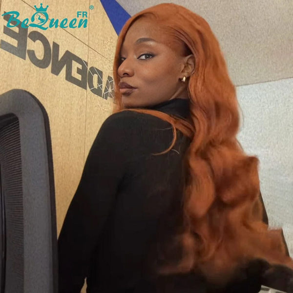 BeQueen "Dania" Long Body Wave Wig with Lace Front 30 Inches Half Price