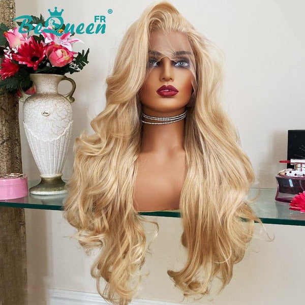 BeQueen "Elsa" Perruque Bode wave couleur Blonde avec lace frontale 13x4