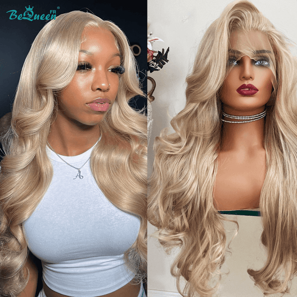 BeQueen "Elsa" Perruque Bode wave couleur Blonde avec lace frontale 13x4