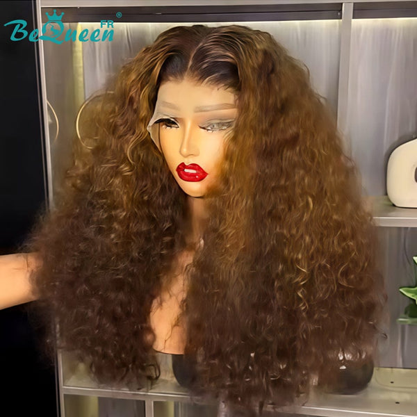 BeQueen "Eva" Long Deep Wave Lace Front Wig 24 Inches Half Price