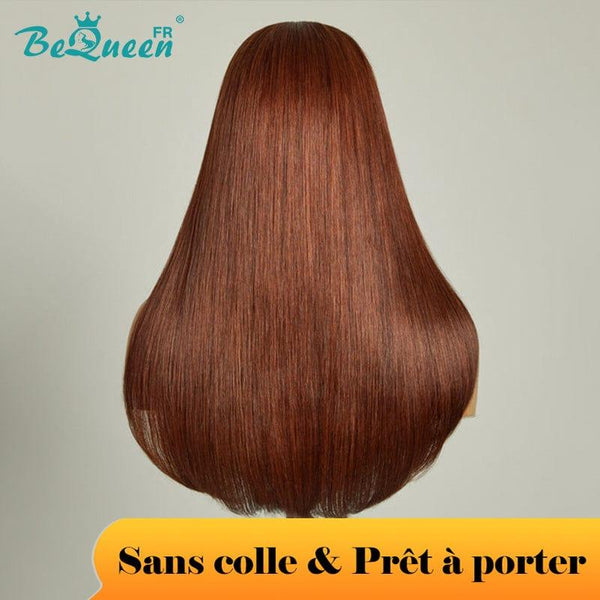 BeQueen "Gordon" Perruque Customisée Longue Lisse Prêt à porter Sans Colle 13X6 Raw Hair 200% Densité