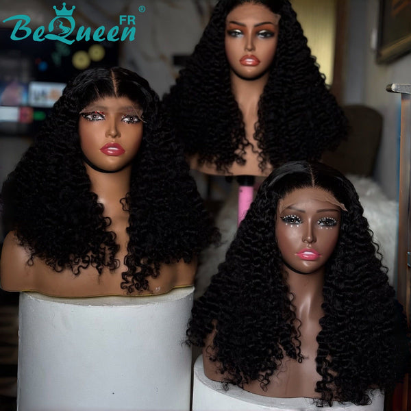 BeQueen "Alice" Long Curly Wave Wig with Lace Frontal 20 Inches Half Price
