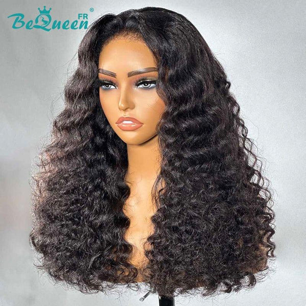 BeQueen ¡°Jessie¡± Long Curly Edge Deep Wave Wig with 13x6 Lace Front
