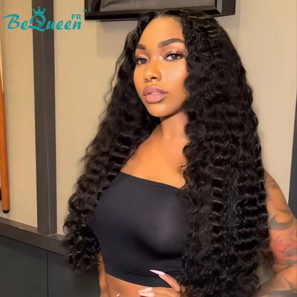 BeQueen "Jessie" Perruque Longue Deep wave  28 pouces sans colle Prêt à porter moitié prix