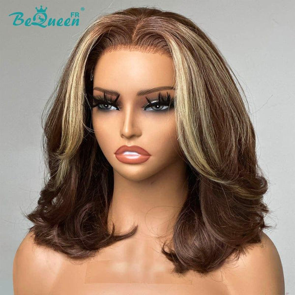 BeQueen "Marjorie" Peruca Onda Corporal Pronta a Usar Sem Cola 13x4