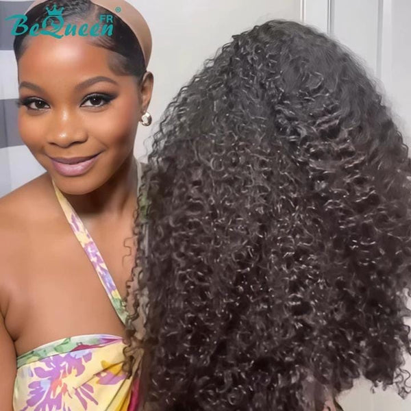 BeQueen "Mimmy" glatter Haarschopfband 16 Zoll ohne Klebstoff 100% menschliches Haar 