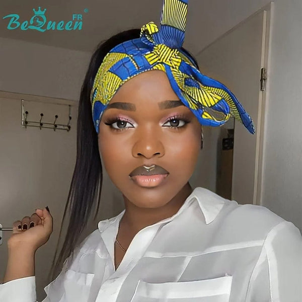 BeQueen “Mimmy” 16 inch Straight Headband Wig Glueless 100% Human Hair