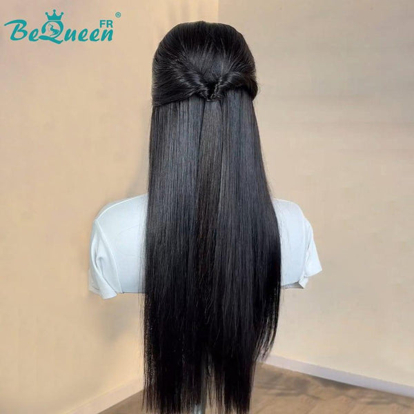 BeQueen “Mina" Perruque Longue Lisse avec Lace Frontale 24 Pouces déjà Customisée Sans colle prêt à porter Moitié prix