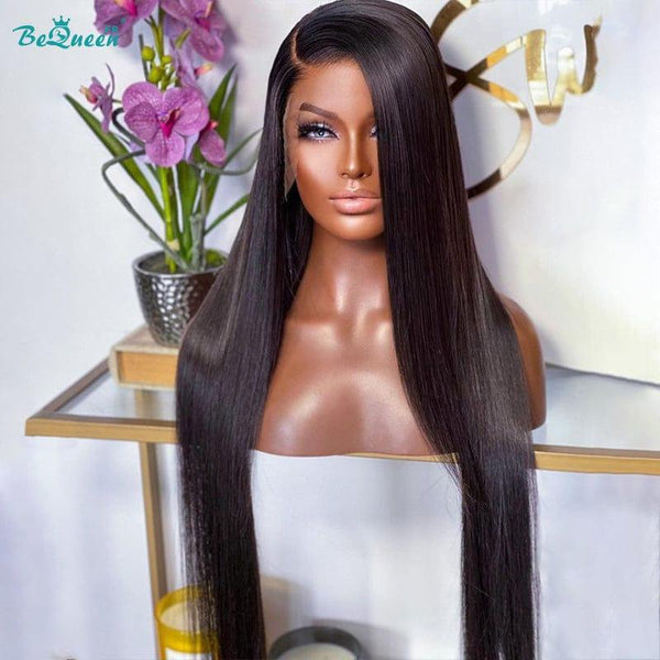 BeQueen "Mina" Peluca Larga Lisa con Frontal de Encaje 